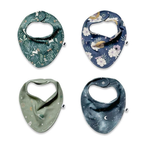 Bamboo Baby Bib | Celestial Floral-1