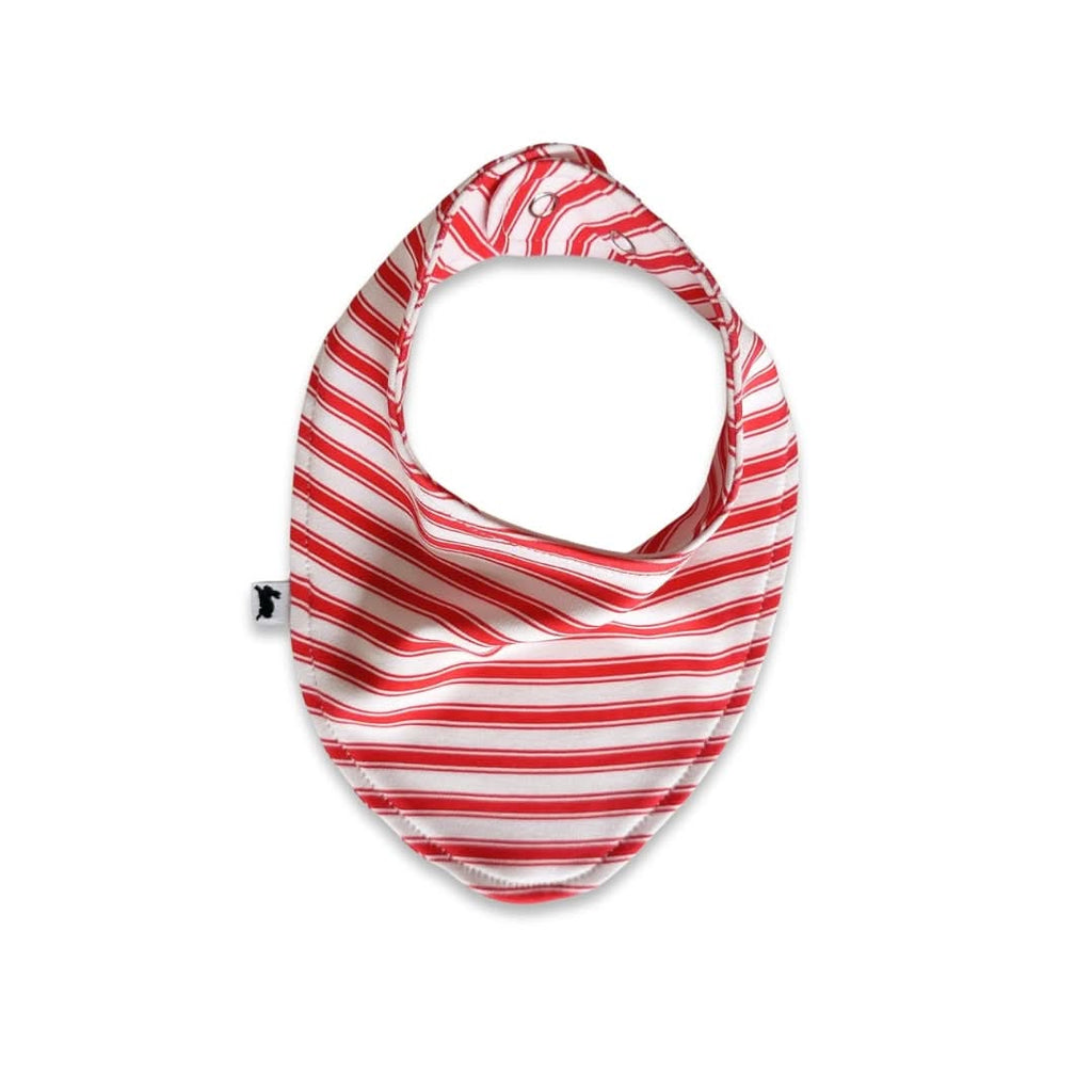 Bamboo Baby Bib | Berry Stripe-0