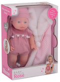 Baby rose doll deluxe 35 cm. 27713