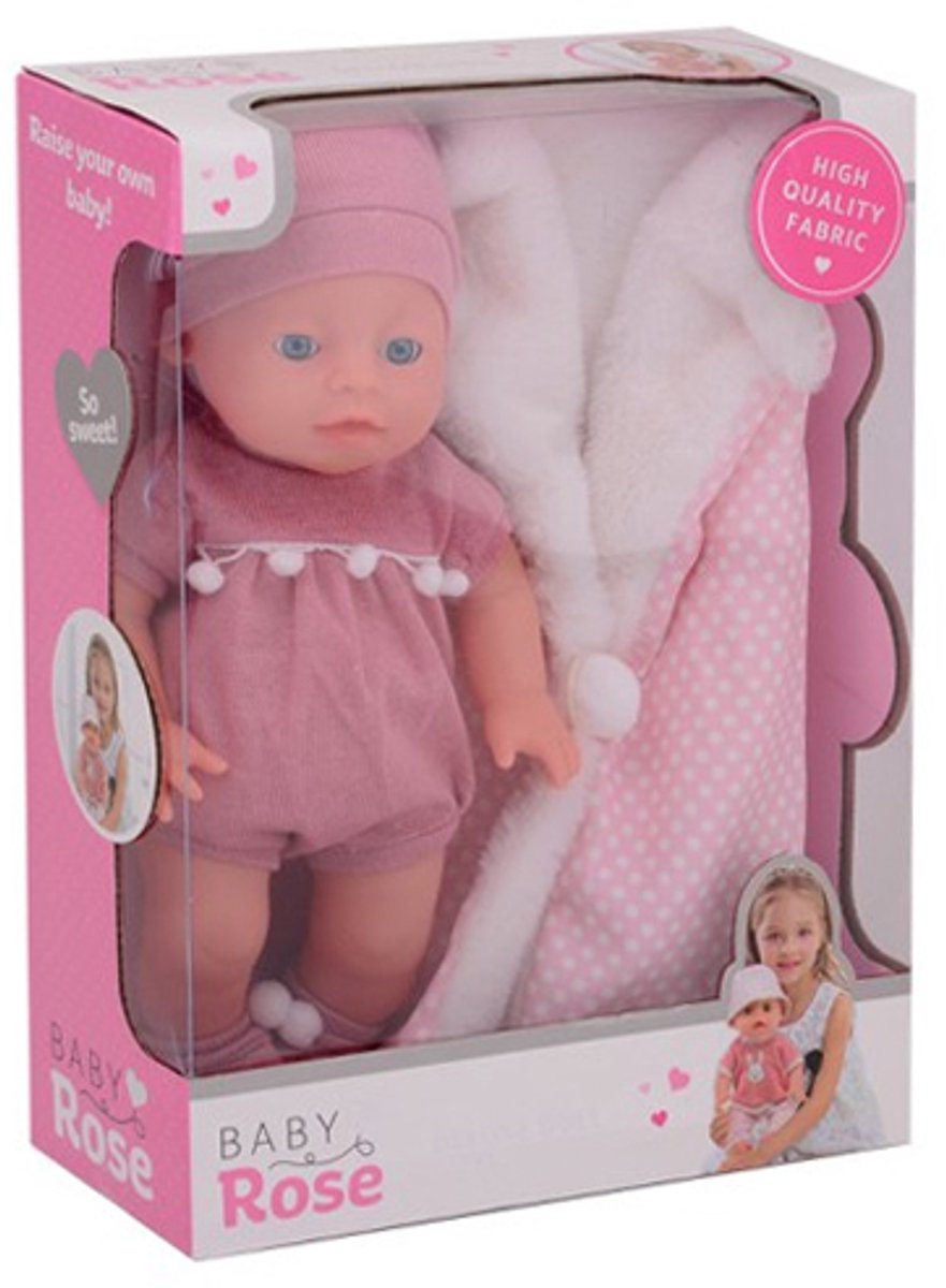 Baby rose doll deluxe 35 cm. 27713
