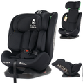 For Your Little One GrowWithMe 0/1/2/3 i-Size Car Seat - Midnight Black (Birth-12 Years)