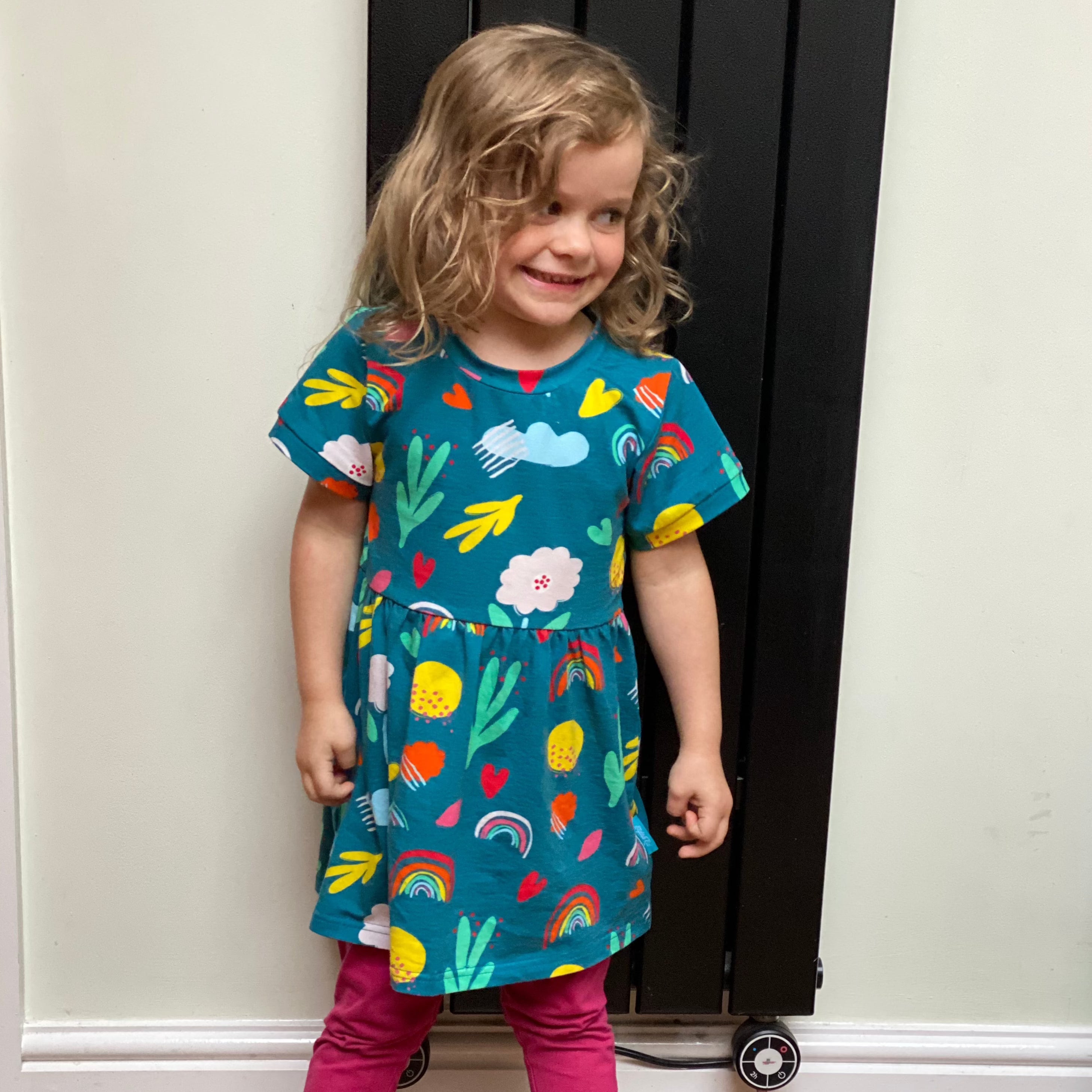 Sophie Cotton Colourful Spring Dress
