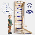 6in1 Swedish Ladder for Kids – Converts into Pikler Triangle + Slide + Swing