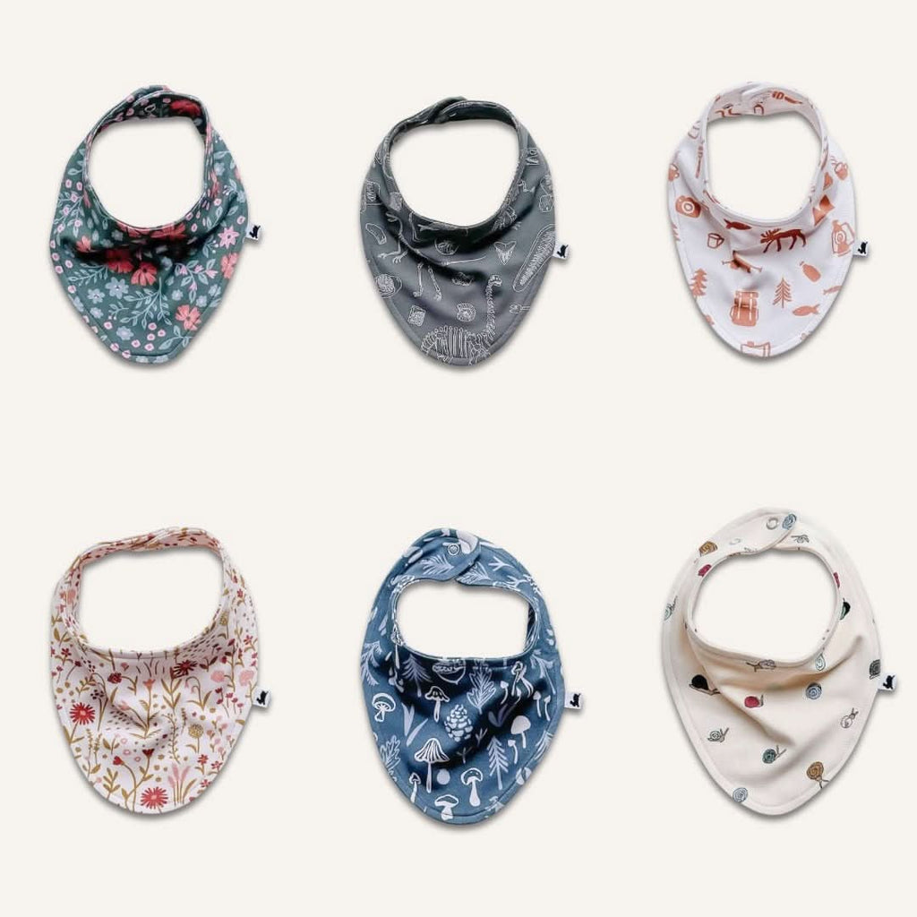 Bamboo Baby Bib | Eucalyptus Gingham-1