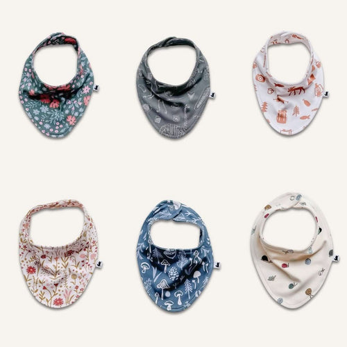Bamboo Baby Bib | Eucalyptus Gingham-1