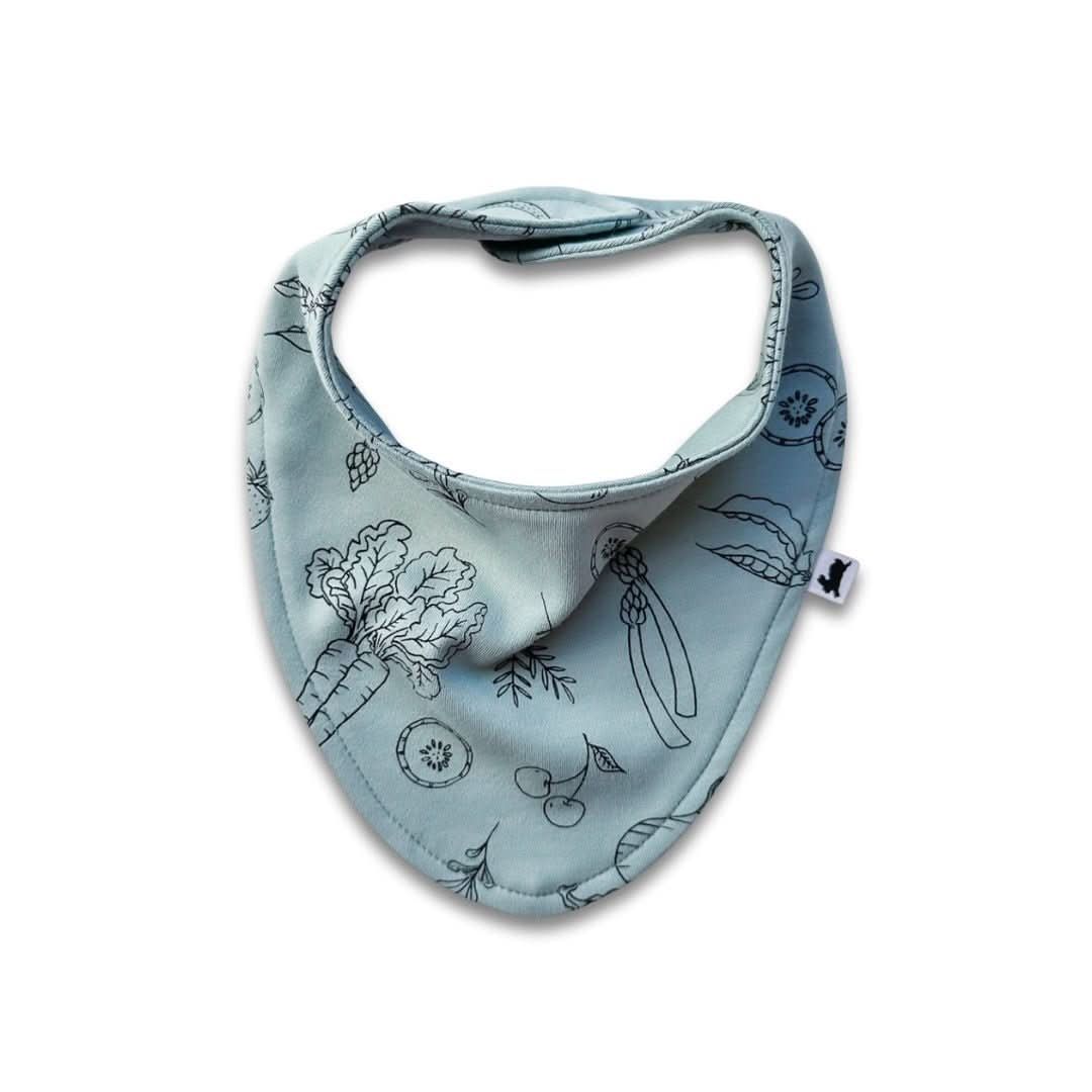 Bamboo Baby Bib | Market Veggies-0