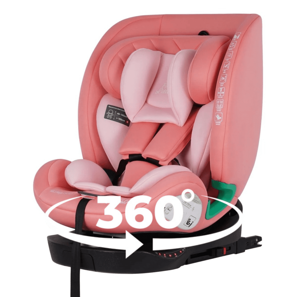 For Your Little One AllStage 360 0/1/2/3 ISOFIX I-Size Car Seat - Blush Rose (Birth-12 Years)