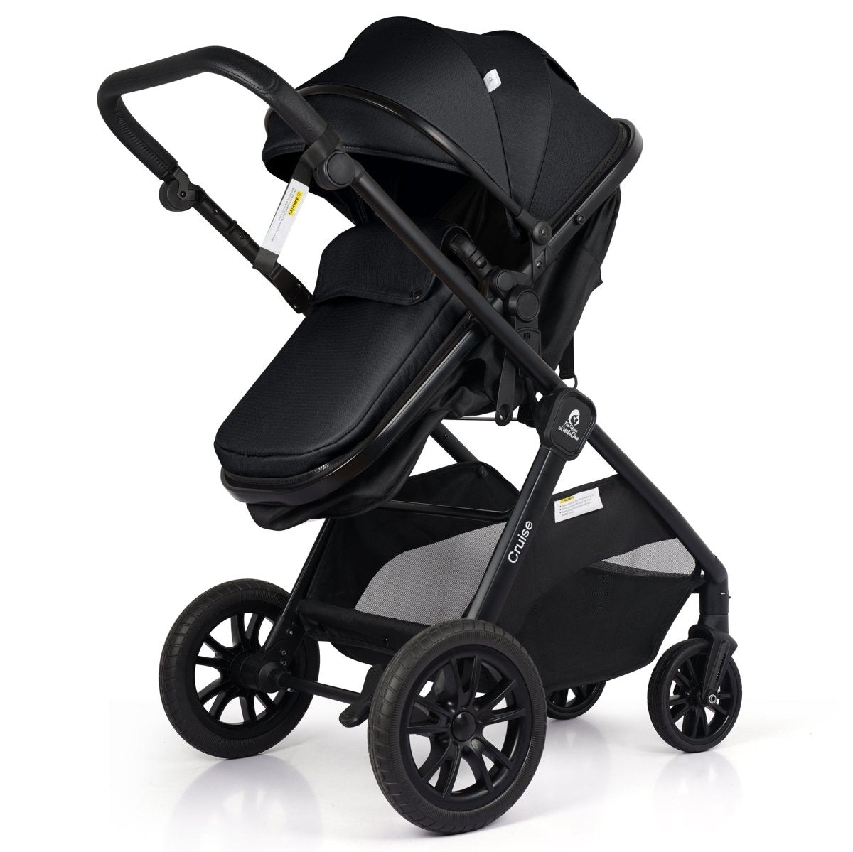 For Your Little One Cruise 3 In 1 Travel System With Car Seat - Eclipse Black (Free Cup / Seat Liner Included-  Grade A  (Clearance)
