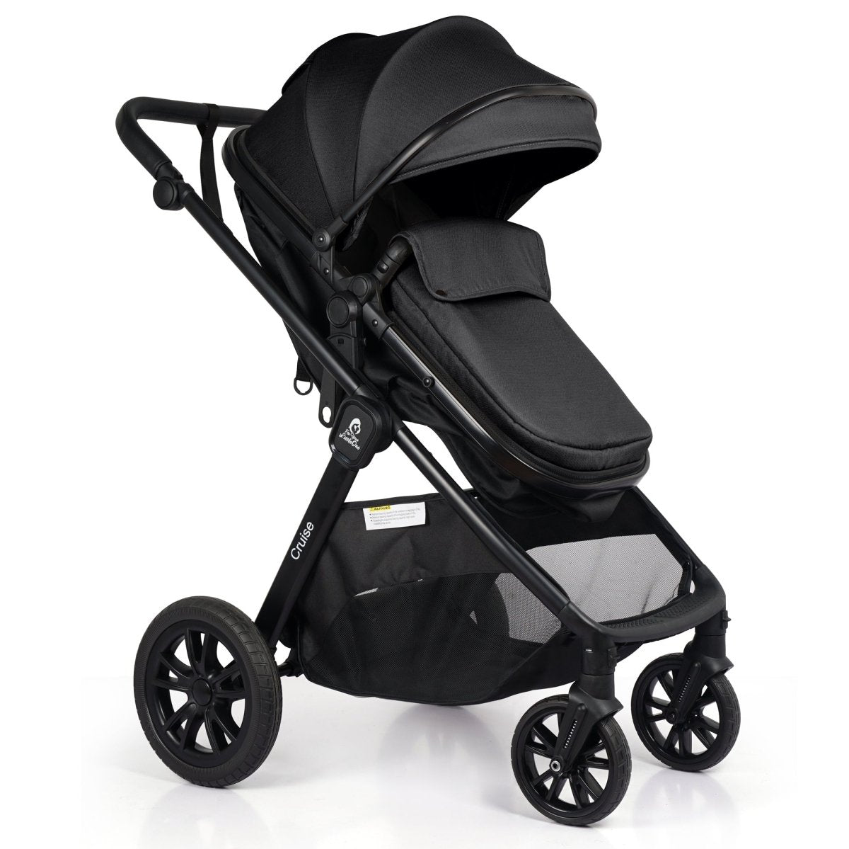 For Your Little One Cruise 3 In 1 Travel System With Car Seat - Eclipse Black (Free Cup / Seat Liner Included-  Grade A  (Clearance)