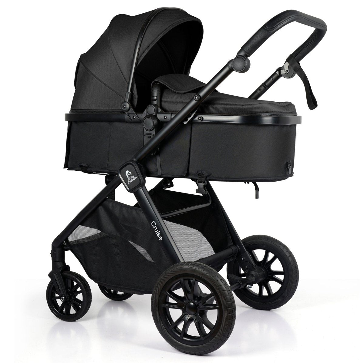 For Your Little One Cruise 3 In 1 Travel System With Car Seat - Eclipse Black (Free Cup / Seat Liner Included-  Grade A  (Clearance)