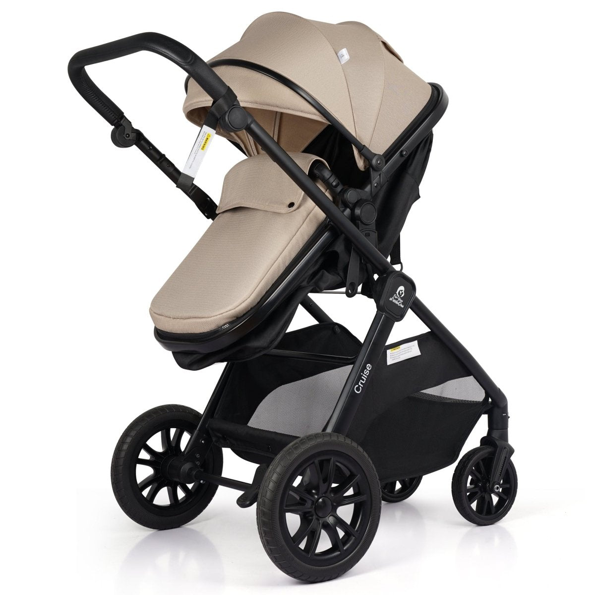 For Your Little One Cruise 3 In 1 Travel System With Car Seat - Dune Beige-Grade A