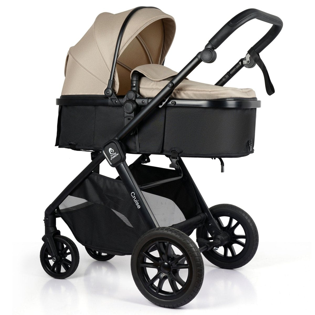 For Your Little One Cruise 3 In 1 Travel System With Car Seat - Dune Beige-Grade A