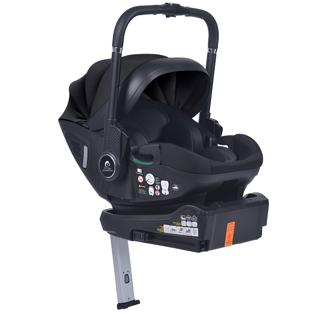 For Your Little One Qubi Infant Car Seat Stroller 7 Piece Bundle - Eclipse Black