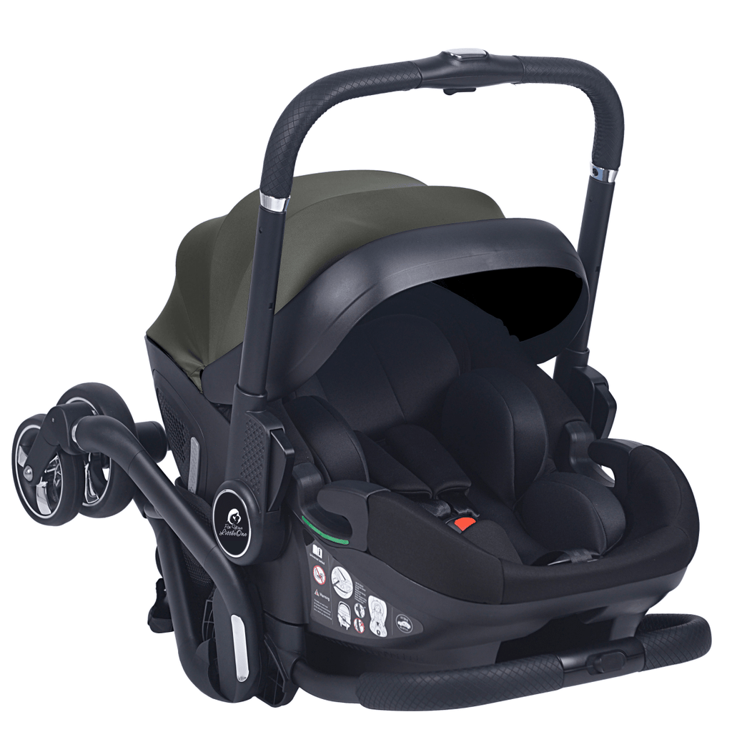For Your Little One Qubi Infant Car Seat Stroller - Grey Olive -Grade A Return