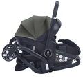 For Your Little One Qubi Infant Car Seat Stroller 7 Piece Bundle - Olive Grey