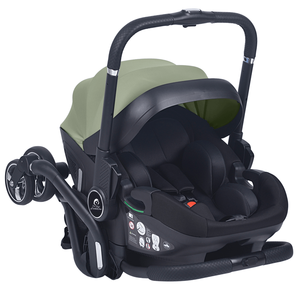 For Your Little One Qubi Infant Car Seat Stroller - Sage Green
