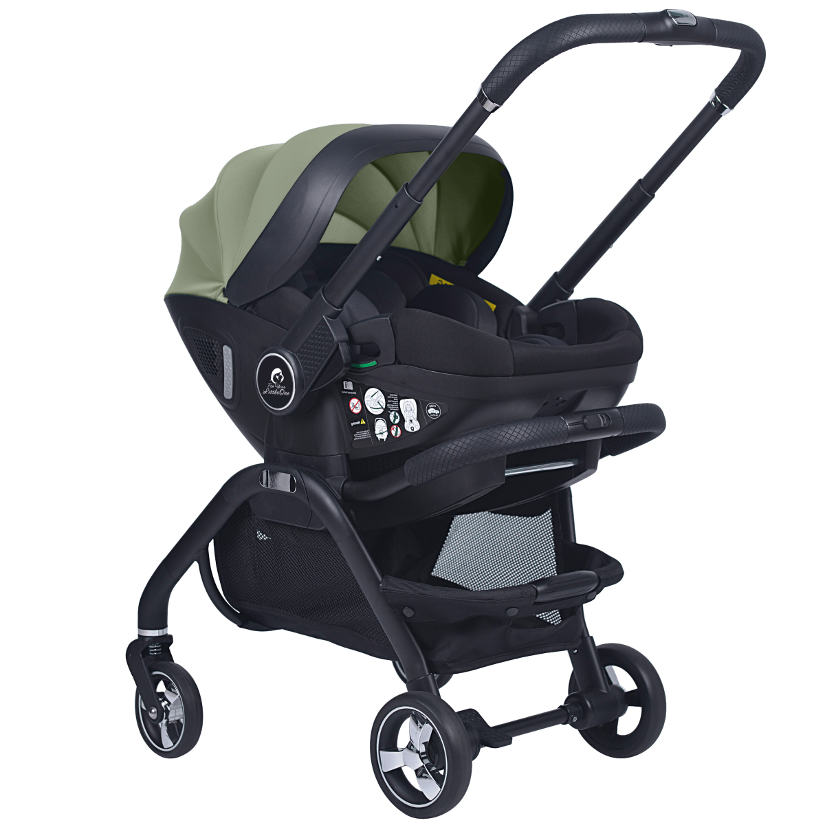 For Your Little One Qubi Infant Car Seat Stroller - Sage Green