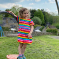 Rainbow Cotton Dress | Baby Toddler Child