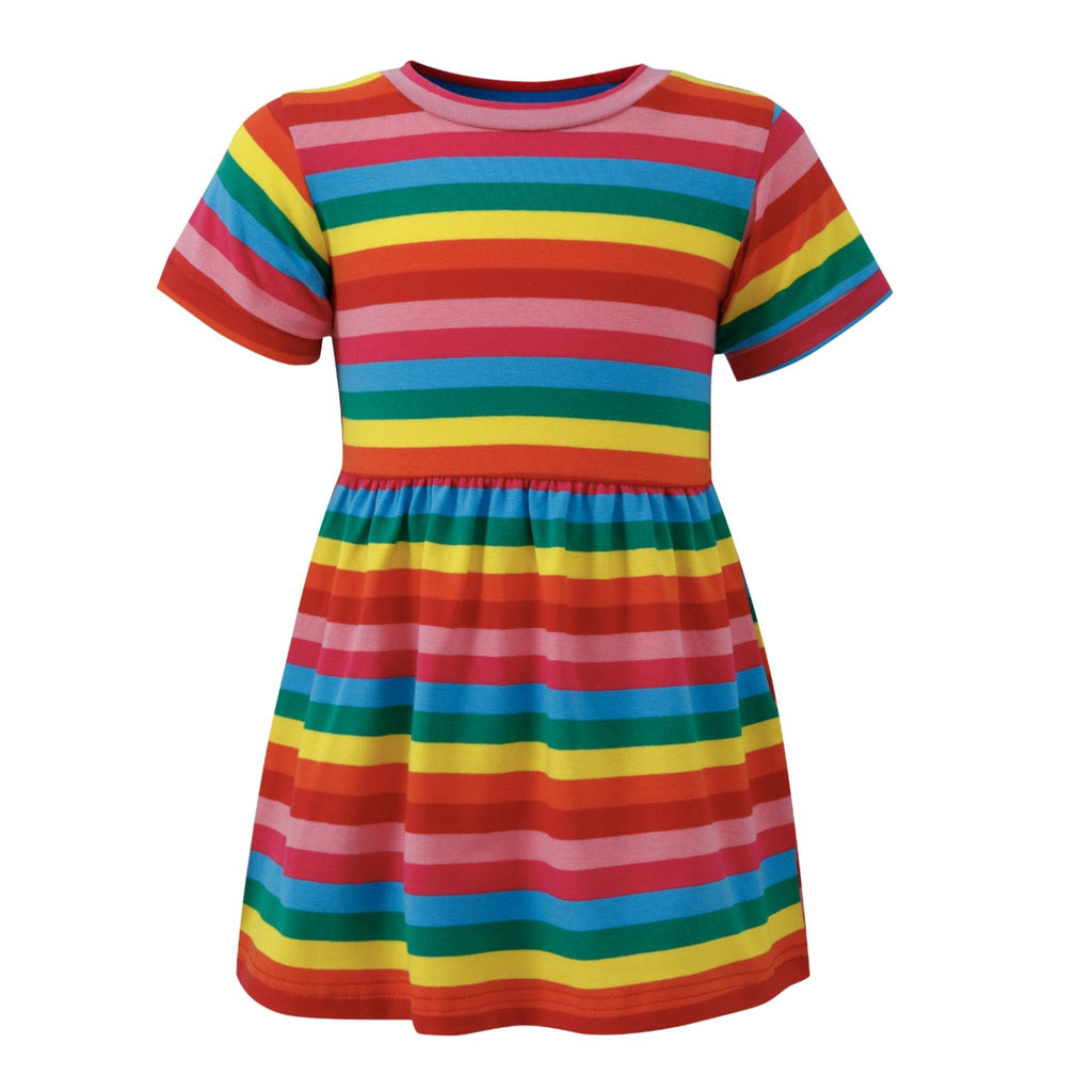 Rainbow Cotton Dress | Baby Toddler Child