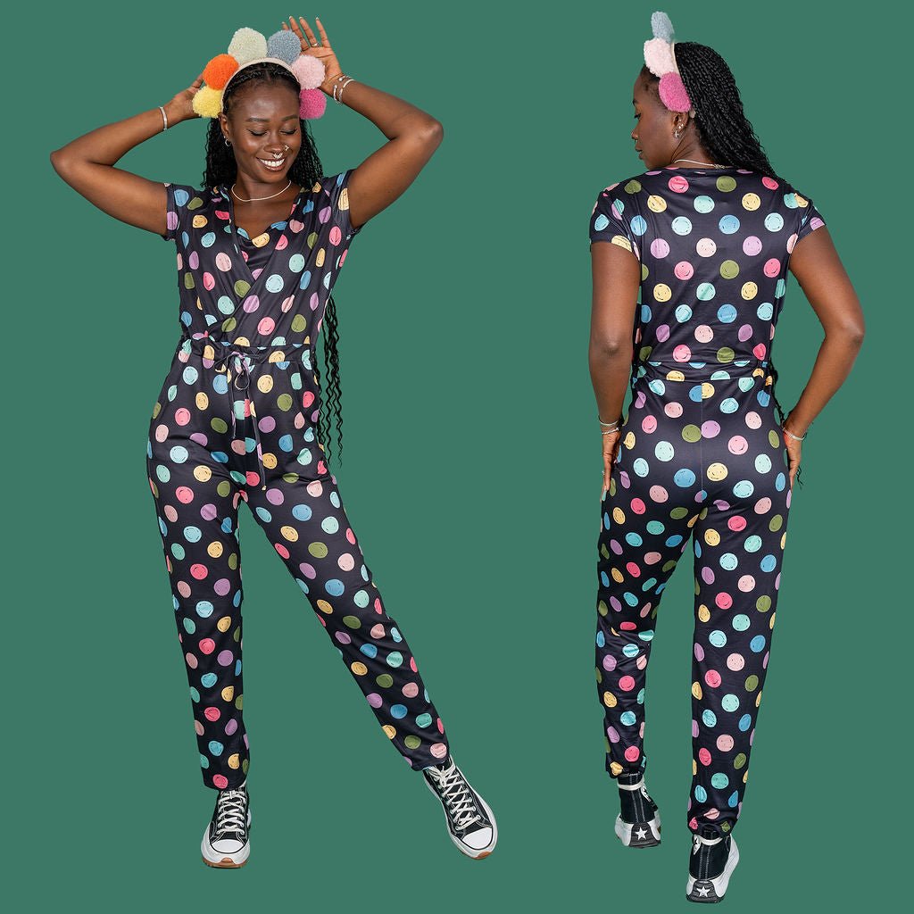 Shona Spot Breastfeeding Jumpsuit | Nursing Jumpsuit | MilkyMoon
