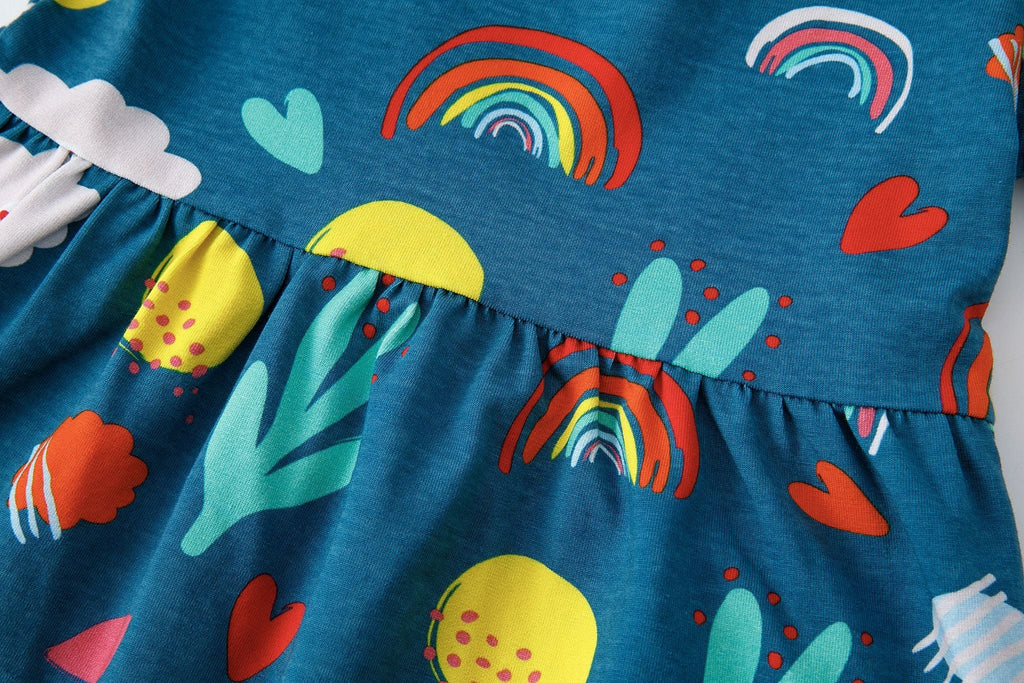 Sophie Cotton Colourful Spring Dress