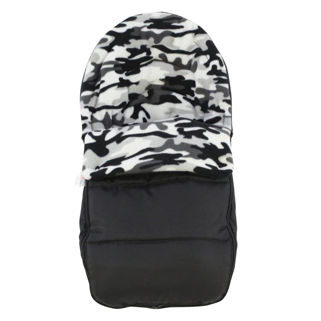 Universal Fleece Car Seat Footmuff / Cosy Toes - Fits All 3 And 5 Point Harnesses